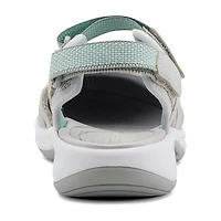 Easy Spirit Womens Esplash Adjustable Strap Flat Sandals