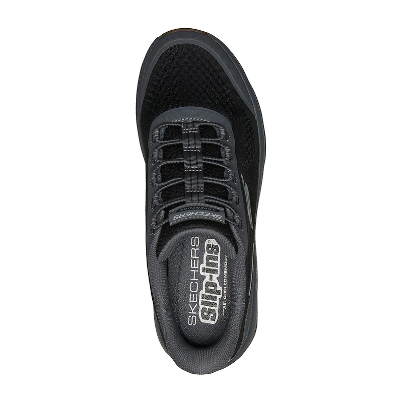 Skechers Hands Free Slip-Ins Glide Step Sole Glover Peak Mens Slip-On Walking Shoes