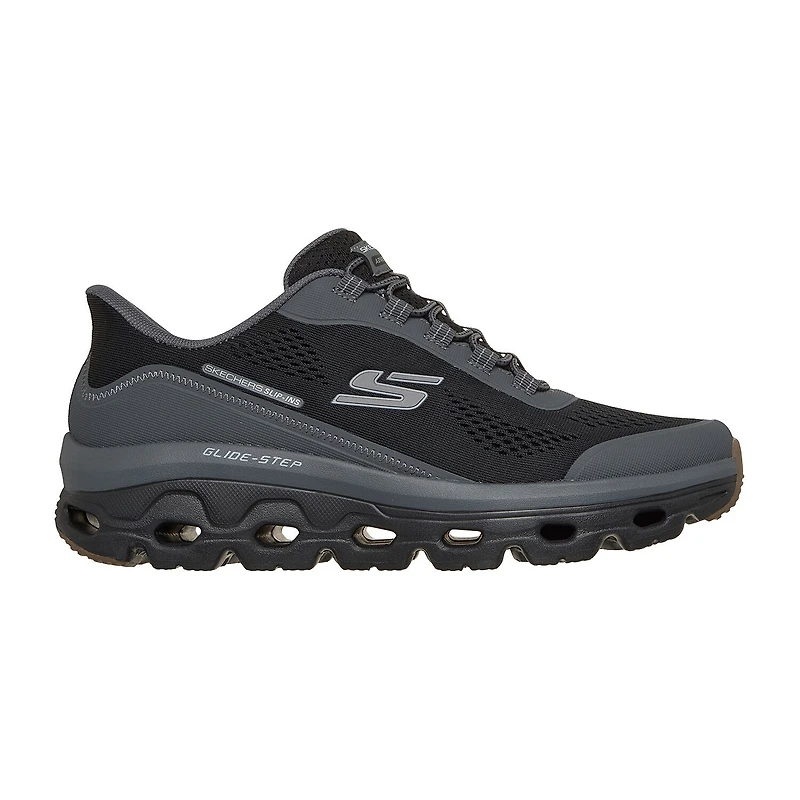 Skechers Hands Free Slip-Ins Glide Step Sole Glover Peak Mens Slip-On Walking Shoes