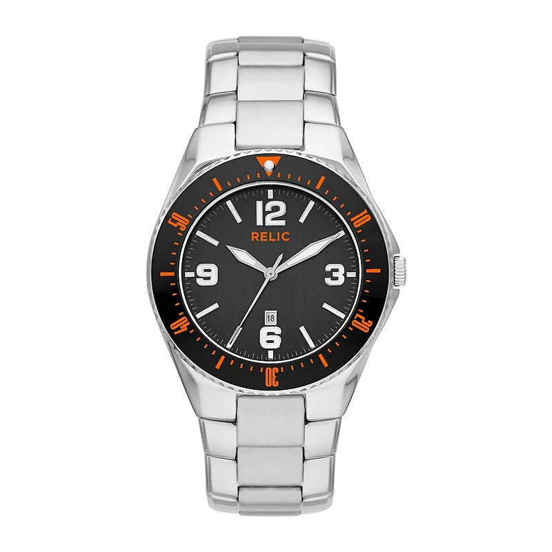 Relic® Dawson Mens Stainless Steel Watch ZR12069