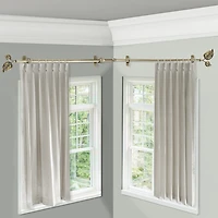Rod Desyne Ivy Corner 13/16 Adjustable Curtain