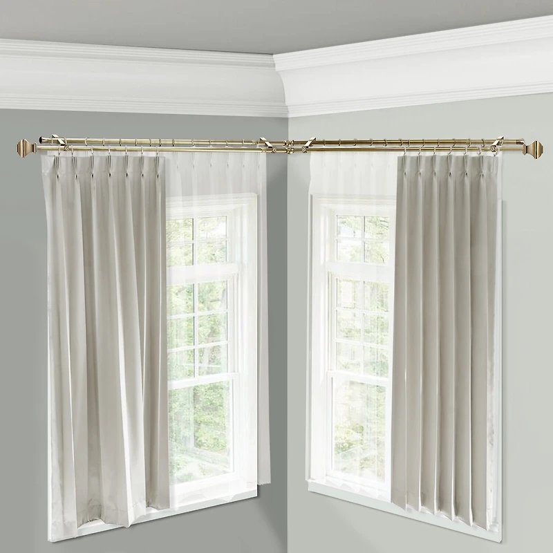 Rod Desyne Marion Corner Double Curtain
