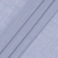 Fieldcrest Arden Solid Cotton Grommet Top Sheer Single Curtain Panel