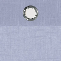 Fieldcrest Arden Solid Cotton Grommet Top Sheer Single Curtain Panel