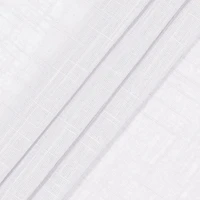 Fieldcrest Arden Solid Cotton Grommet Top Sheer Single Curtain Panel