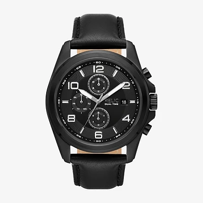 Relic By Fossil Mens Black Strap Watch Zr16031