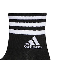 adidas Womens 3 Pair Quarter Ankle Socks