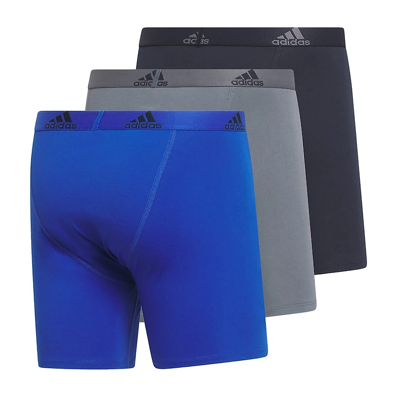 adidas Stretch Cotton Mens 3 Pack Boxer Briefs 5158001a