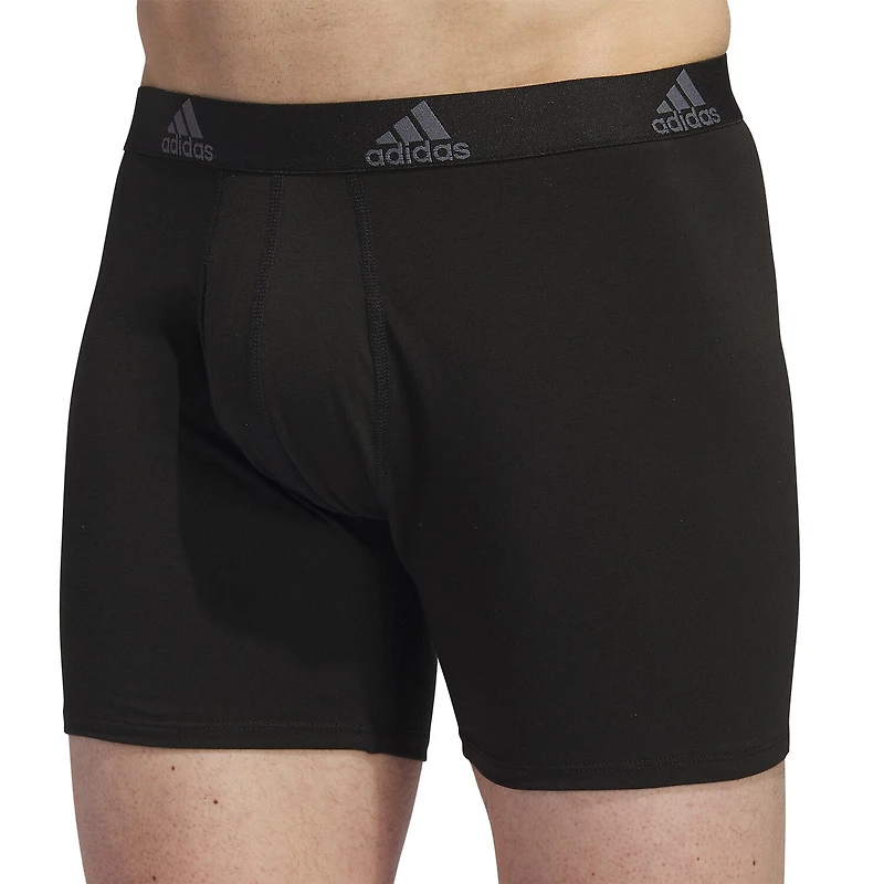 adidas Stretch Cotton Mens 3 Pack Boxer Briefs 5158001a