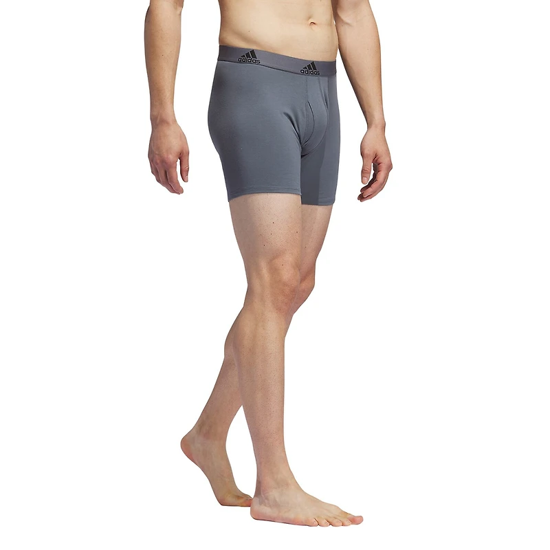 adidas Stretch Cotton Mens 3 Pack Boxer Briefs 5158001a