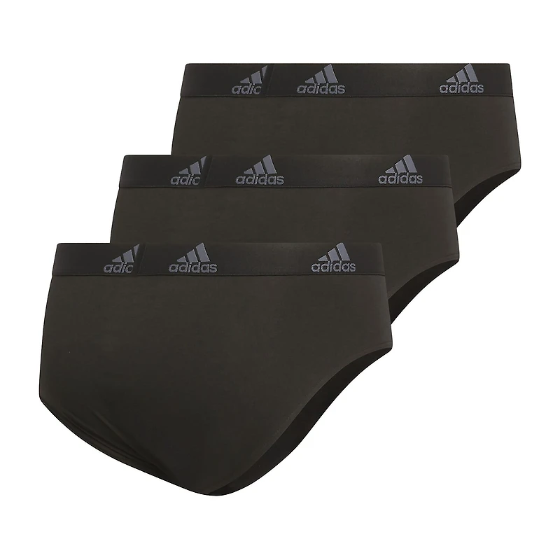 adidas Stretch Cotton Mens 3 Pack Briefs 5158003a