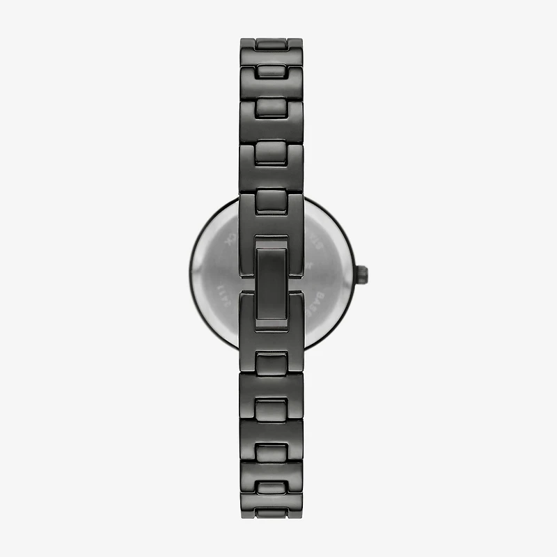 Geneva Womens Crystal Accent Gray Bracelet Watch Fmdjm301