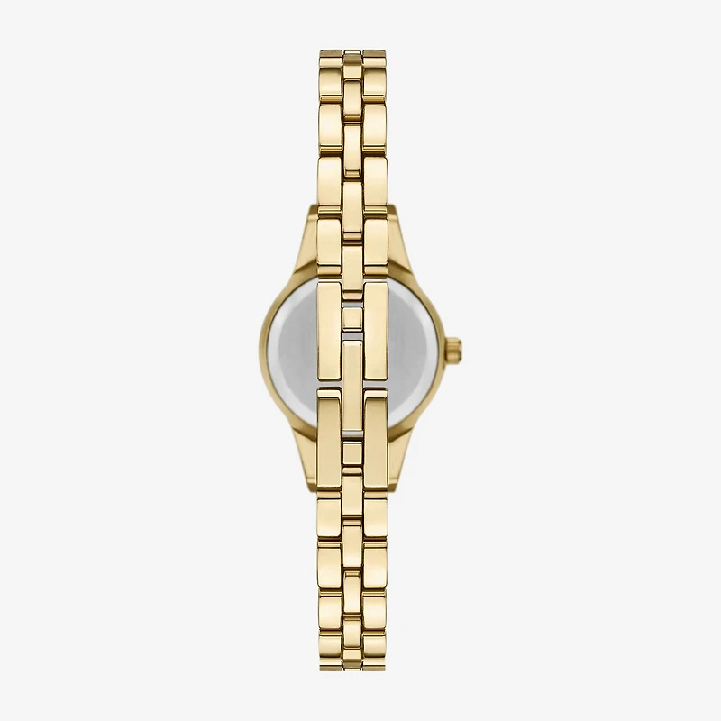 Geneva Womens Crystal Accent Gold Tone Bracelet Watch Fmdjm303