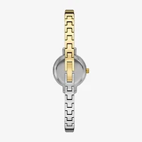 Womens Crystal Accent Two Tone 4-pc. Watch Boxed Set Fmdjset721