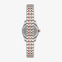 Womens Diamond Accent Silver Tone Stainless Steel Expansion Watch Fmdjo319