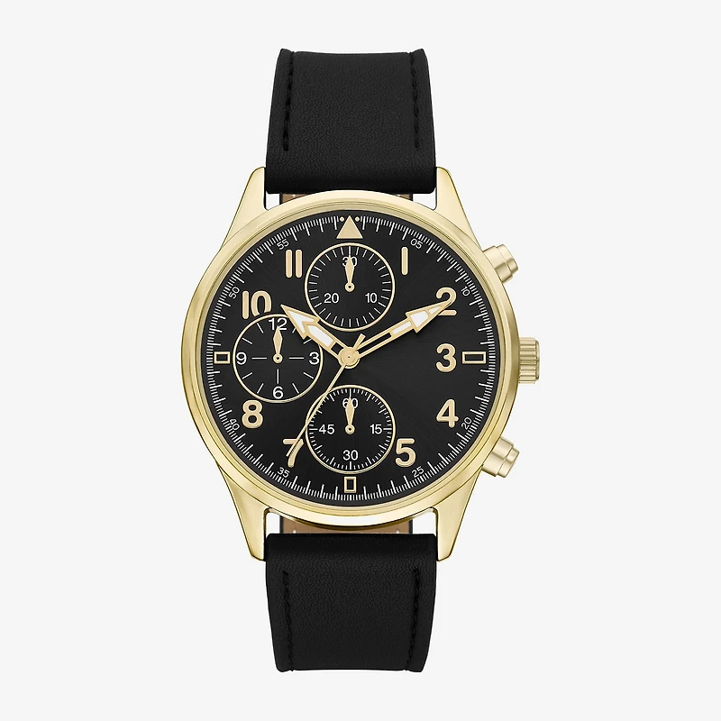 Mens Black Strap Watch Fmdjo315