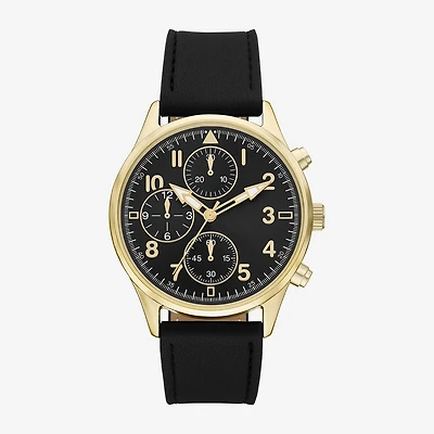 Mens Black Strap Watch Fmdjo315