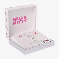 Womens Cubic Zirconia Flower Heart Hello Kitty Bolo Bracelet