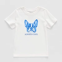 Okie Dokie Toddler & Little Boys Crew Neck Short Sleeve Regular Fit Graphic T-Shirt