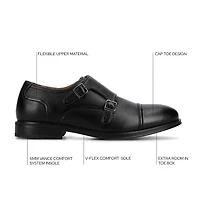 Vance Co Dillon Mens Almond Closed Toe Loafers