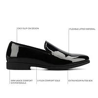 Vance Co Giovanni Mens Almond Closed Toe Loafers