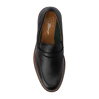 Vance Co Princeton Mens Almond Closed Toe Loafers