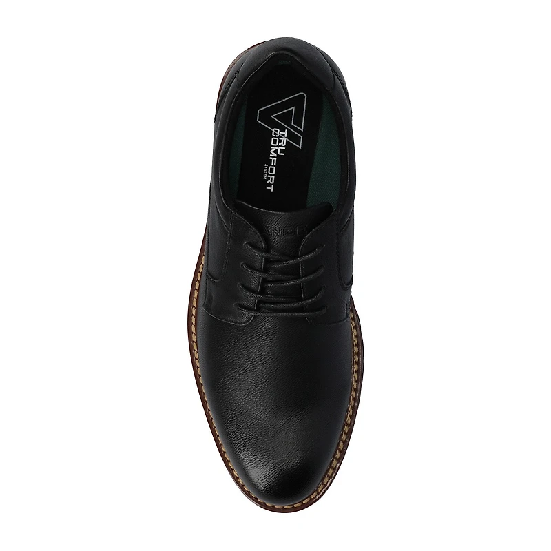 Vance Co Templeton Mens Round Closed Toe Oxford Shoes