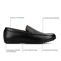 Vance Co Sergio Mens Moc Closed Toe Loafers