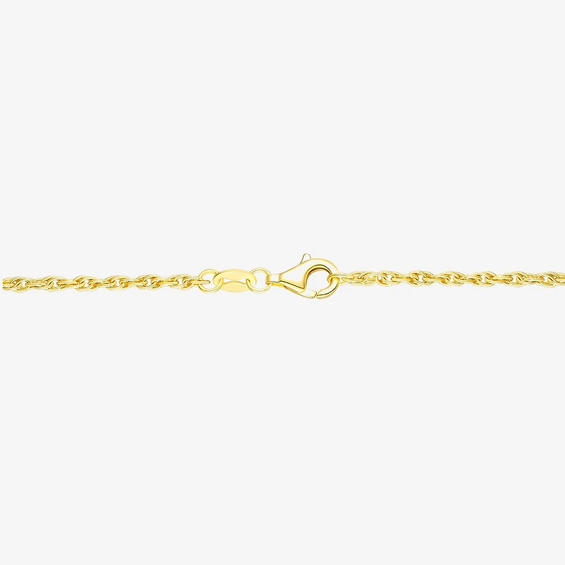 Crucifix Mens 24K Gold Over Silver Cross 24 Inch Pendant Necklace
