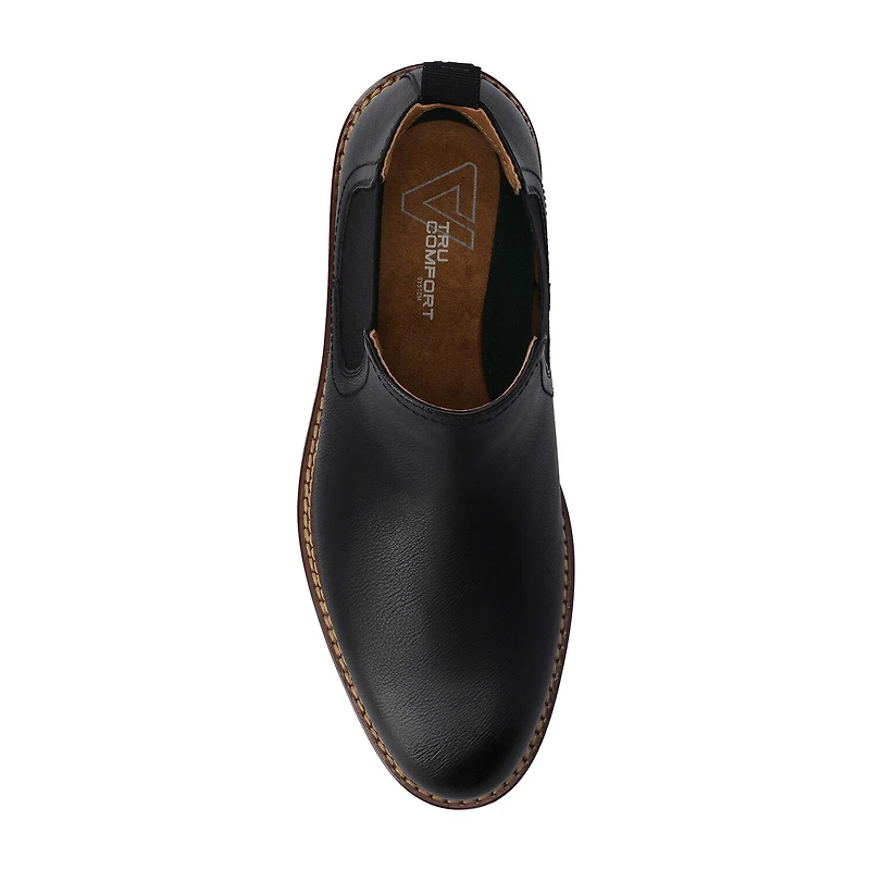 Vance Co Mens Salter Flat Heel Chelsea Boots