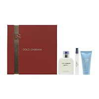 DOLCE&GABBANA Light Blue Mens 3 Pc Set ($165 Value)