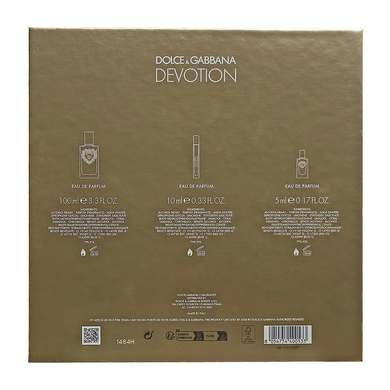 DOLCE&GABBANA Devotion Womens 3 Pc Set Perfume Set