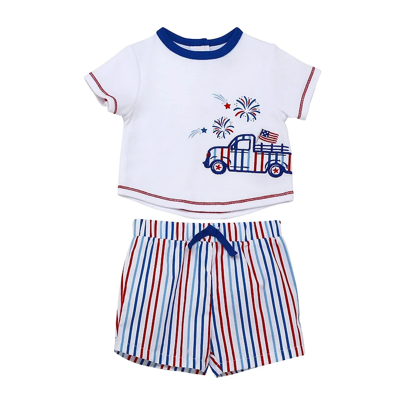 Baby Starters Americana Boys 2-pc. Short Set