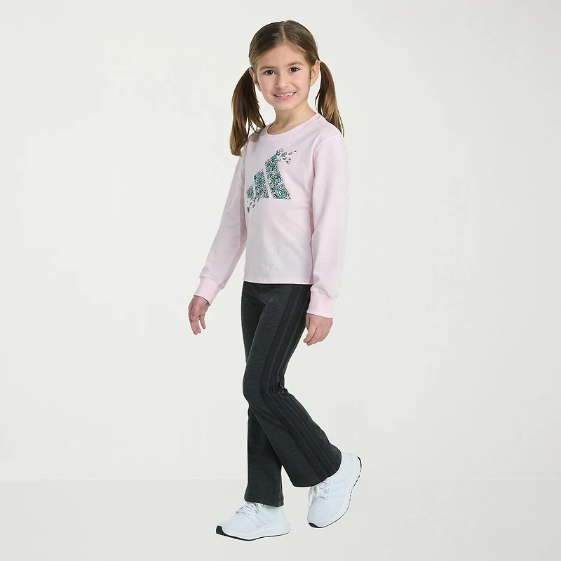 adidas Little Girls 2-pc. Pant Set