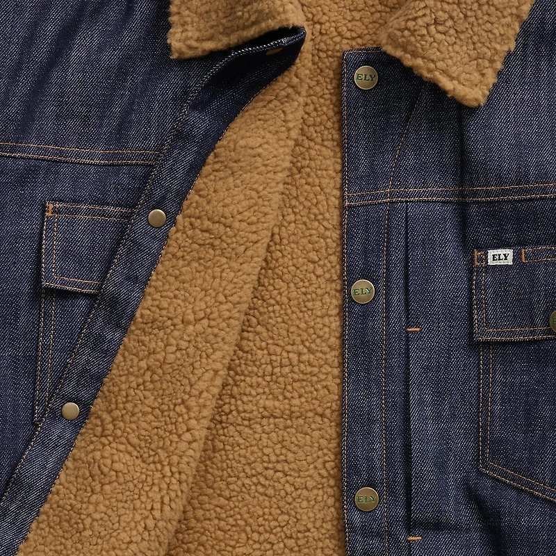 Ely Cattleman Mens Denim Midweight Jacket