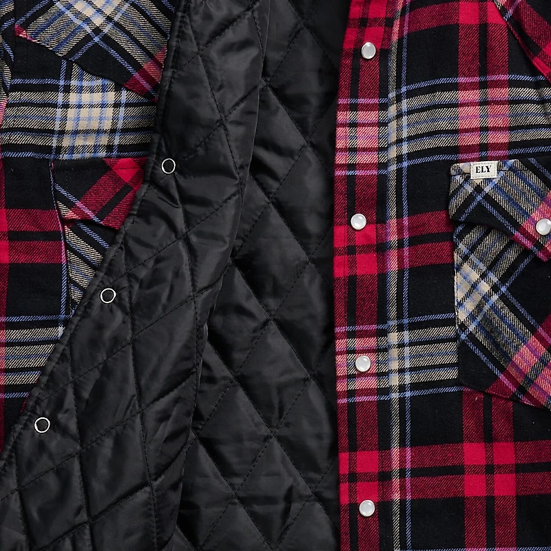 Ely Cattleman Mens Midweight Tall Shirt Jacket
