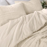 Brooklyn Loom Carved Faux Fur 3-pc. Easy Care Comforter Set