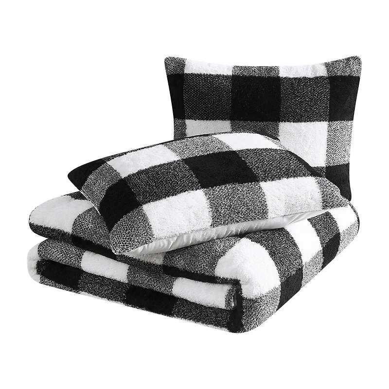 Cannon Cozy Buffalo Check Easy Care Comforter Set