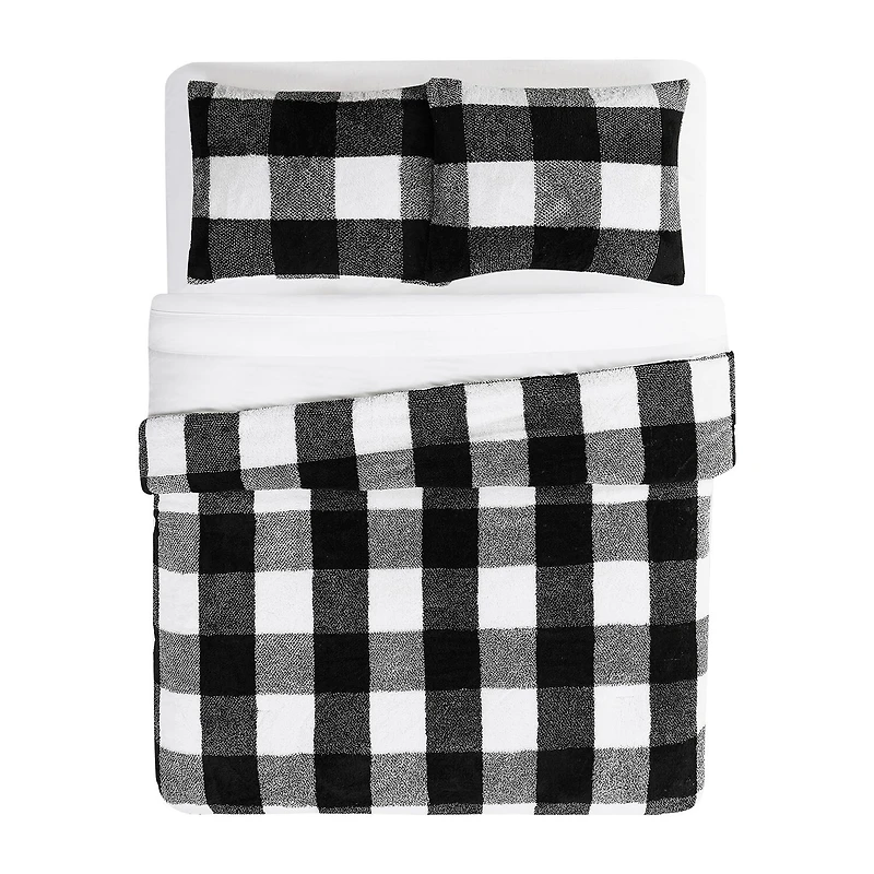 Cannon Cozy Buffalo Check Easy Care Comforter Set