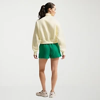 Nike Womens Mid Rise Drawstring Waist Active Pull-On Short