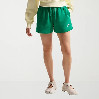 Nike Womens Mid Rise Drawstring Waist Active Pull-On Short