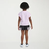 adidas Little Girls 2-pc. Skort Set