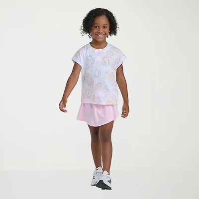 adidas Little Girls 2-pc. Skort Set