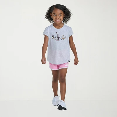 adidas Little Girls 2-pc. Short Set
