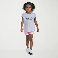adidas Little Girls 2-pc. Short Set