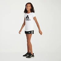 adidas Big Kid Girls Crew Neck Short Sleeve Regular Fit Graphic T-Shirt