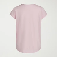 adidas Big Kid Girls Crew Neck Short Sleeve Regular Fit Graphic T-Shirt