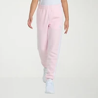 adidas Big Kid Girls Cuffed Mid Rise Regular Fit Fleece Jogger Pant