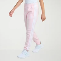 adidas Big Kid Girls Cuffed Mid Rise Regular Fit Fleece Jogger Pant