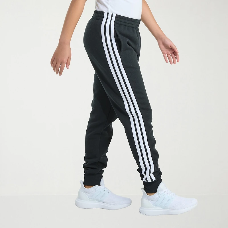 adidas Big Kid Girls Cuffed Mid Rise Regular Fit Fleece Jogger Pant